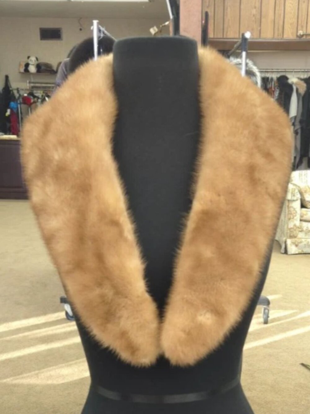 Vintage Autumn Haze Mink Fur Boa